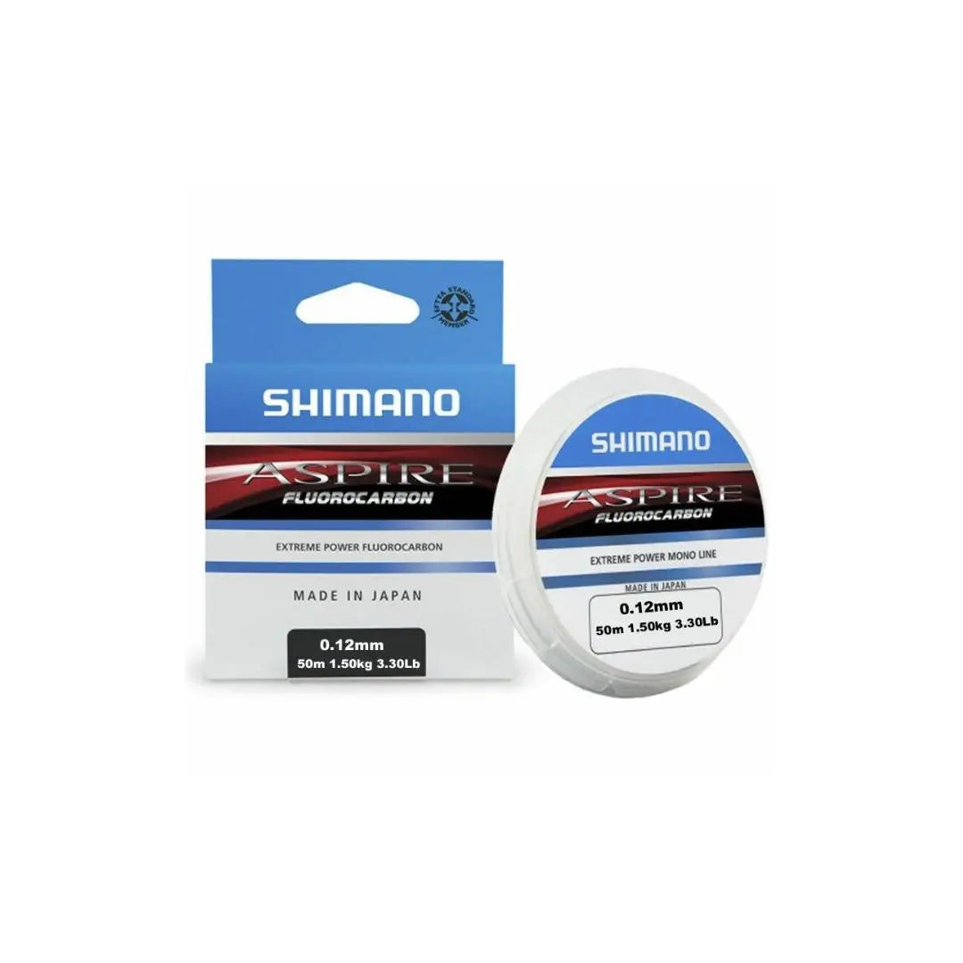 Shimano Aspire Flurocarbon  0.12mm, 1.50Kg, 50m 3.30lb - Animaliapet