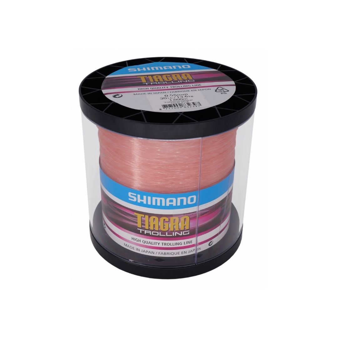 Shimano Tiagra Trolling 30lb 0.55mm 1000m Clear Pink Filo Pesca - Animaliapet