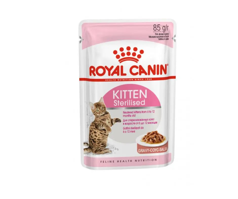 Royal Canin Kitten Sterilised 85g Bustina Gattini In Salsa - Animaliapet