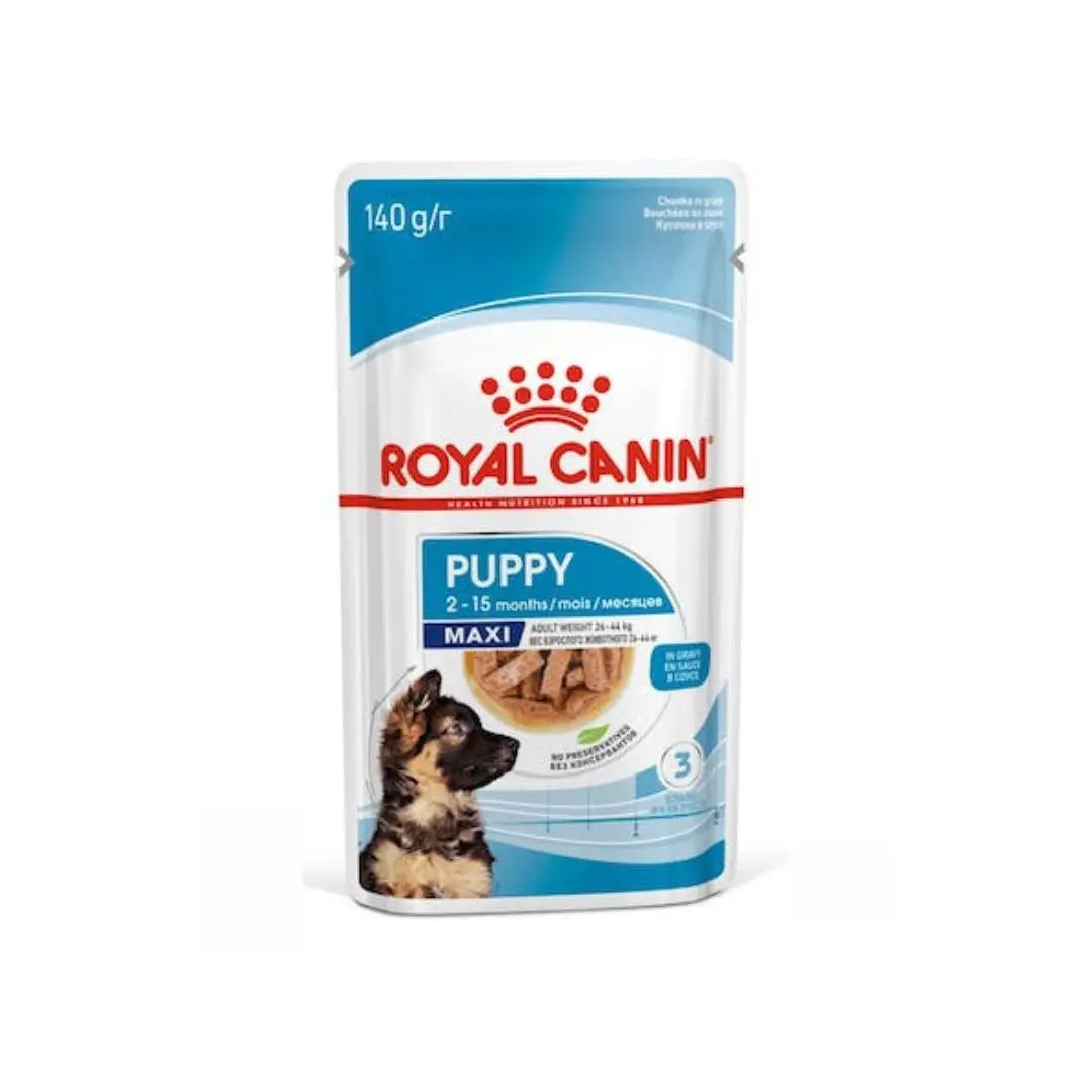 Royal Canin Maxi Puppy Bocconcini in Salsa 140g Bustina Cani Cuccioli - Animaliapet