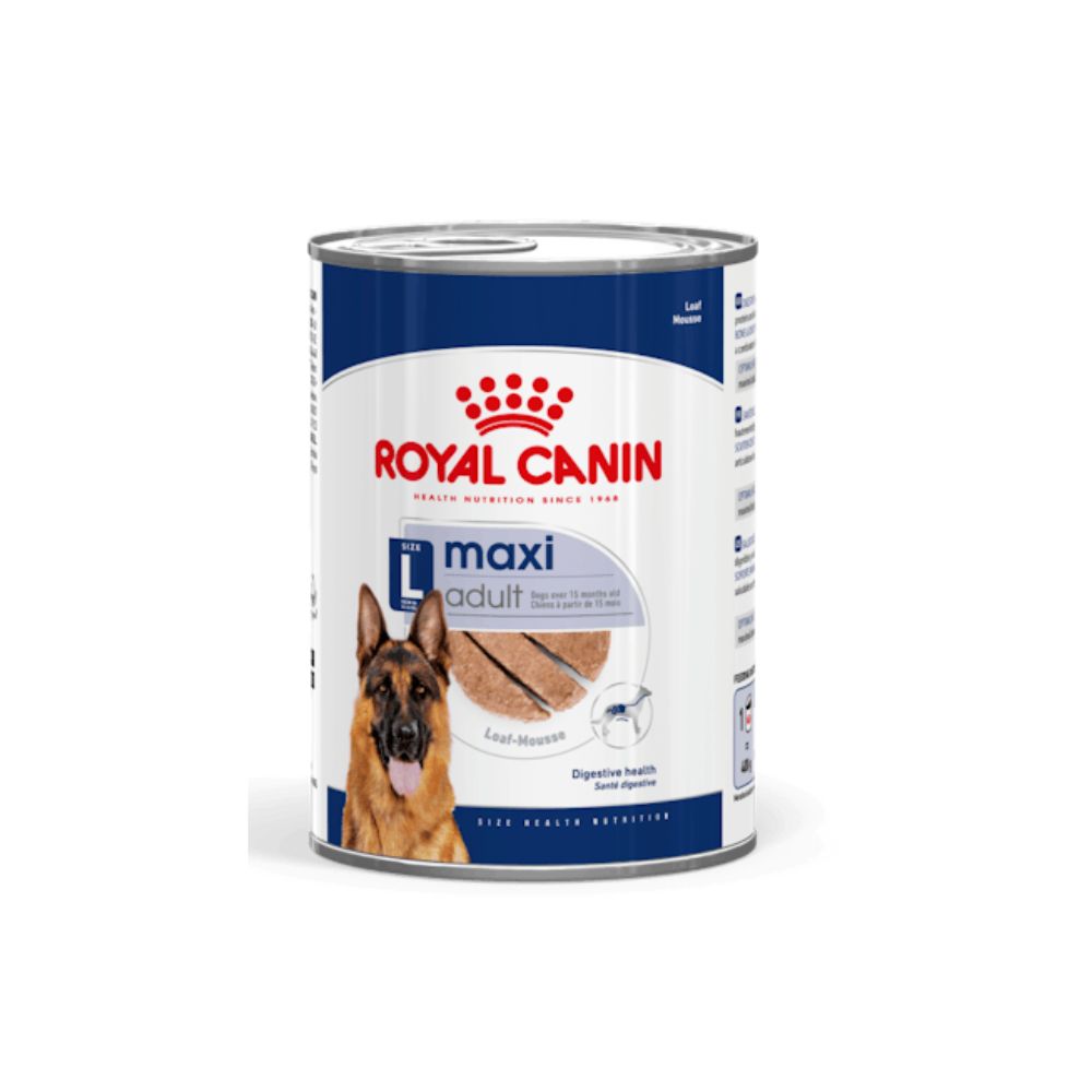 Royal Canin Maxi Adult Patè 410g Lattina Cani