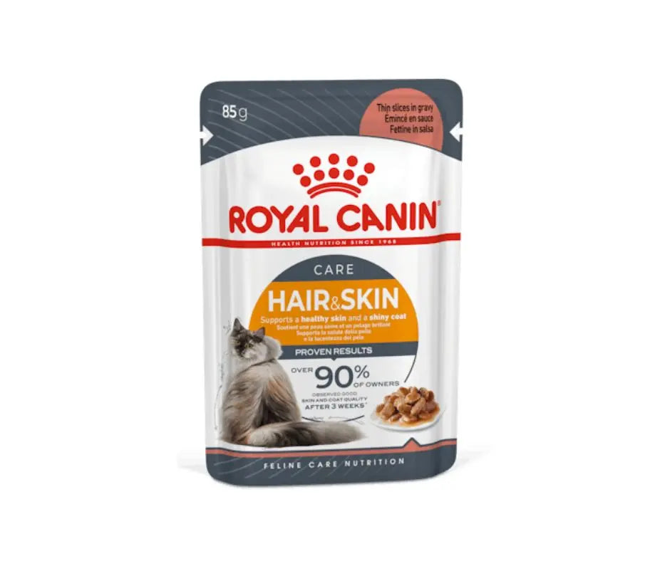 Royal Canin Hair e Skin Gravy 85g Bustine GattiBustina Umido GattiAnimaliapet