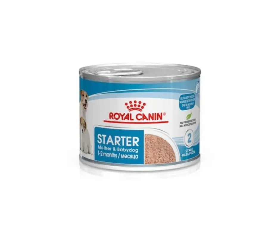 Royal Canin Starter Mousse 195g Lattina Cani Cuccioli e FemmineLattina Umido CaniAnimaliapet