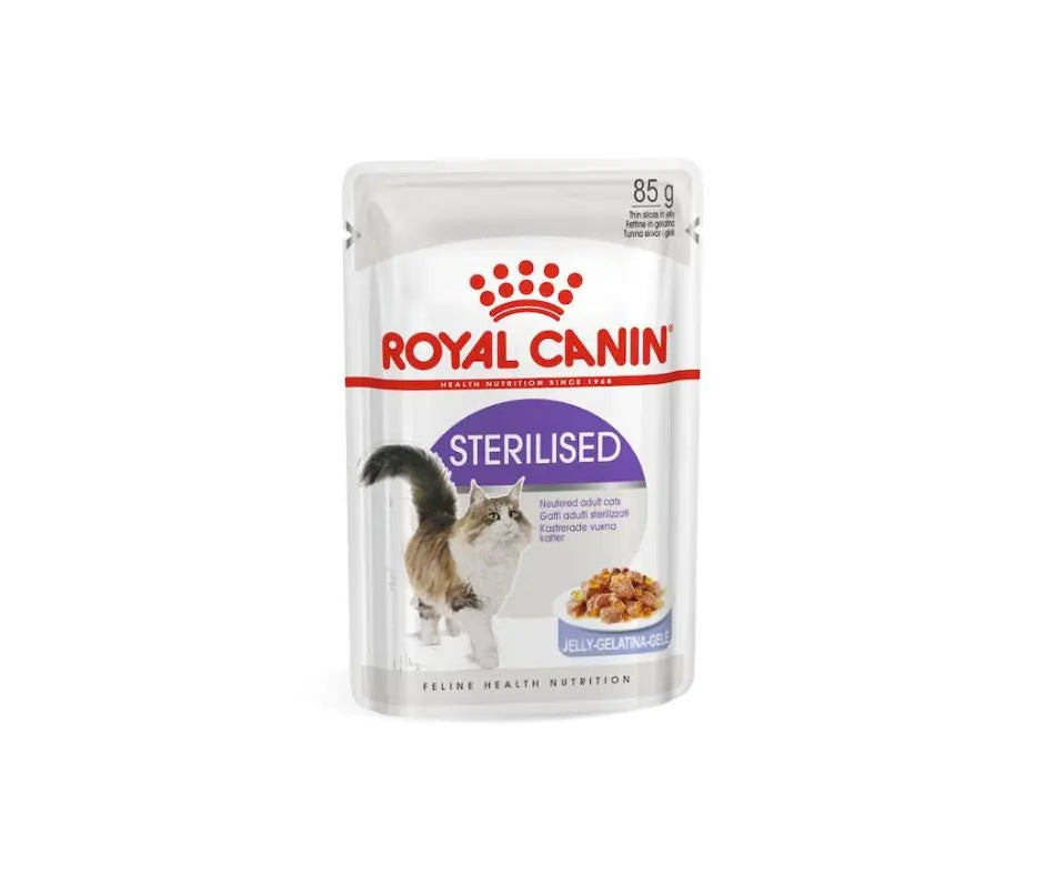 Royal Canin Sterilised Jelly Bustine in Gelatina 85g GattiBustina Umido GattiAnimaliapet