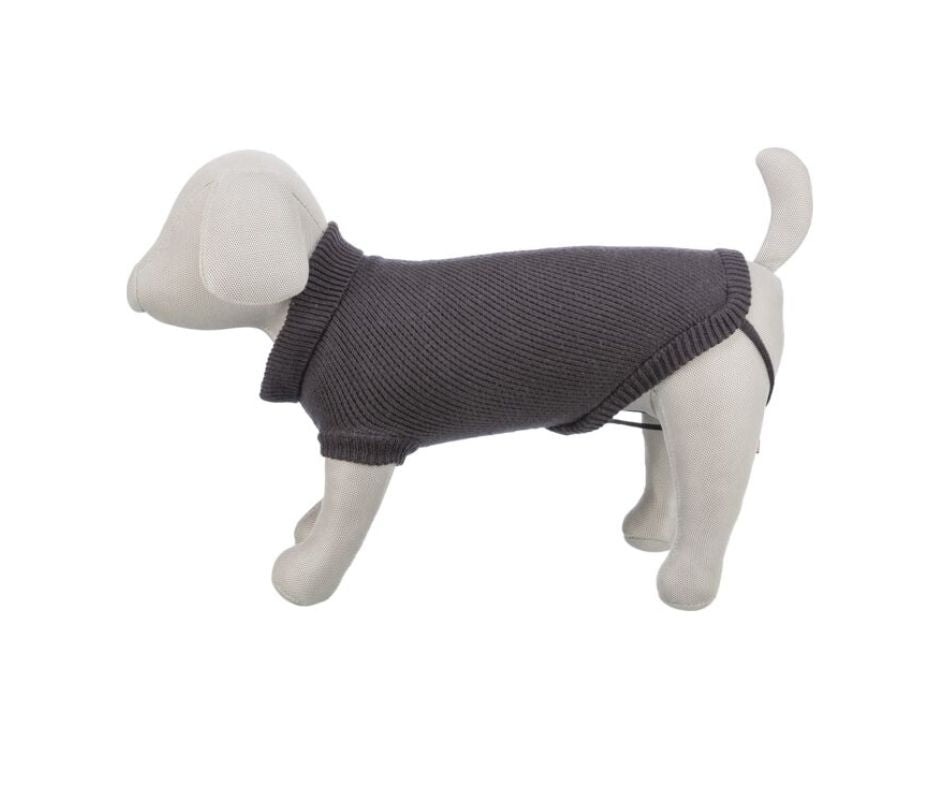 Trixie Maglioncino CityStyle Berlin Antracite Tg. XS 30cm per Cani - Animaliapet