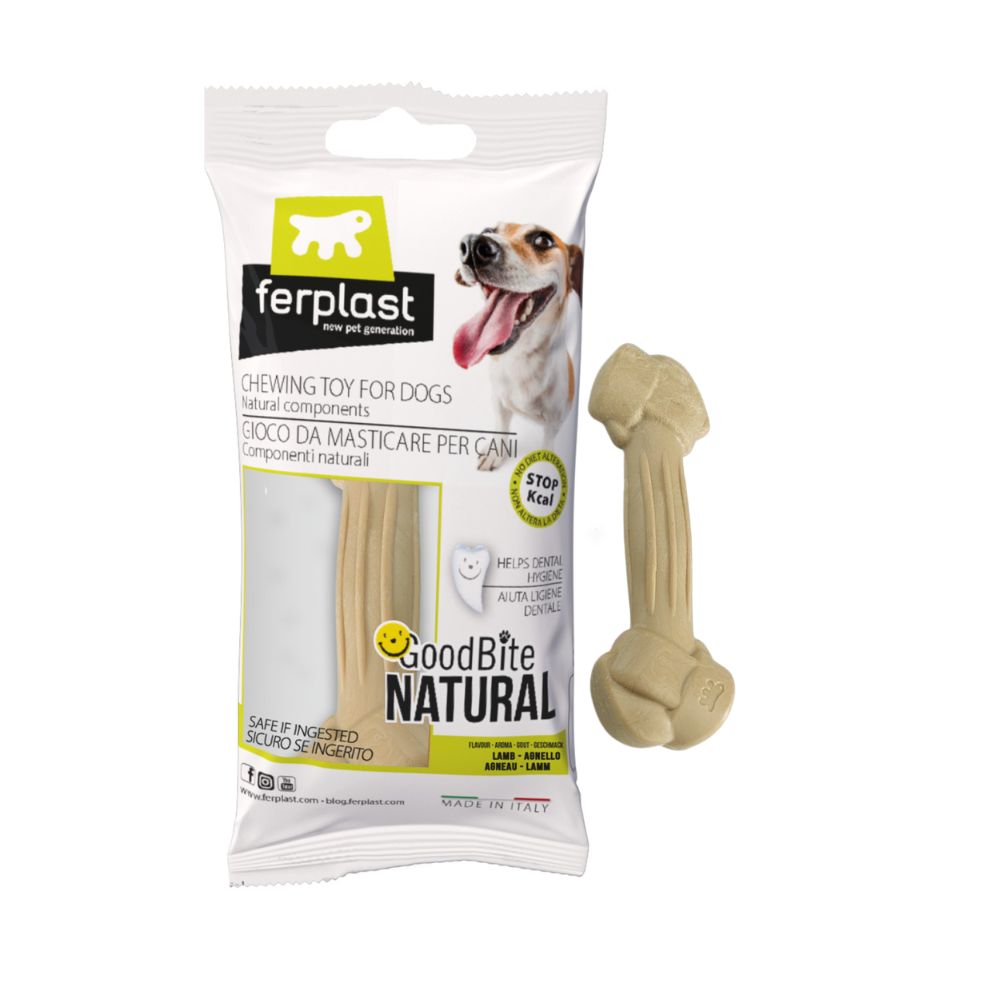 Ferplast GOODBITE NATURAL Bone Agnello S Gioco per Cani 1pz 40g