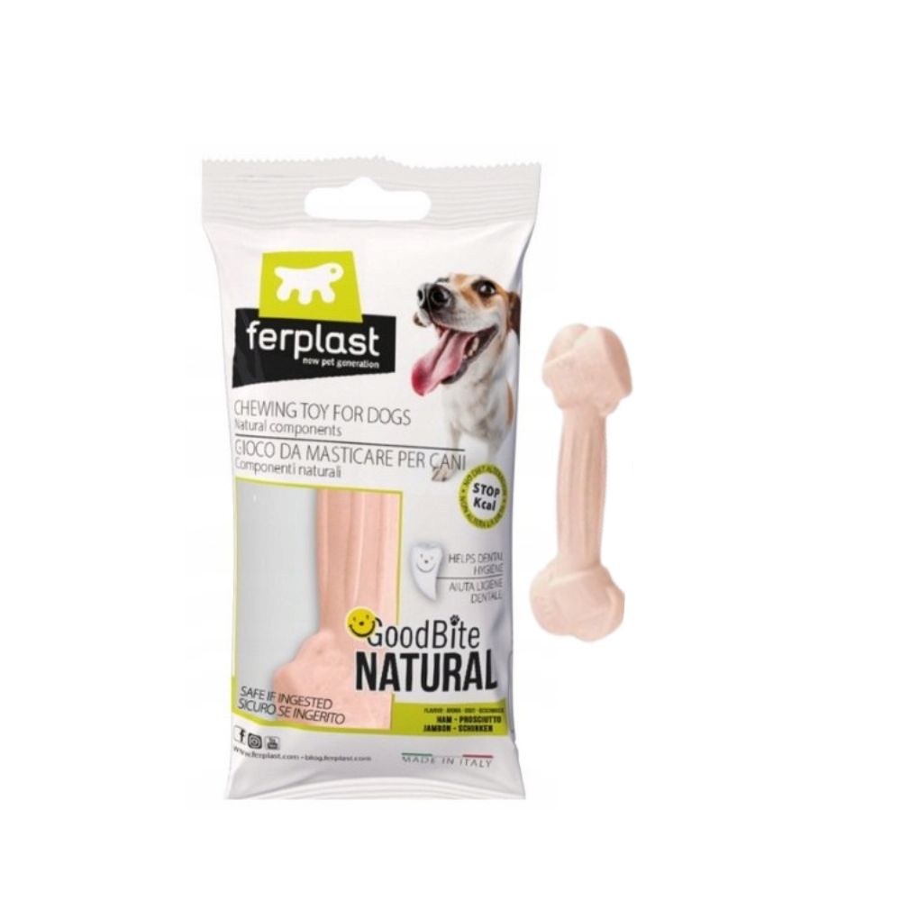 Ferplast GOODBITE NATURAL Bone Prosciutto S Gioco per Cani 1pz 40g