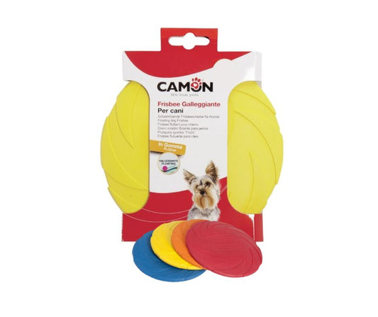 Camon Frisbee Galleggiante in Gomma 22cm Gioco per Cani