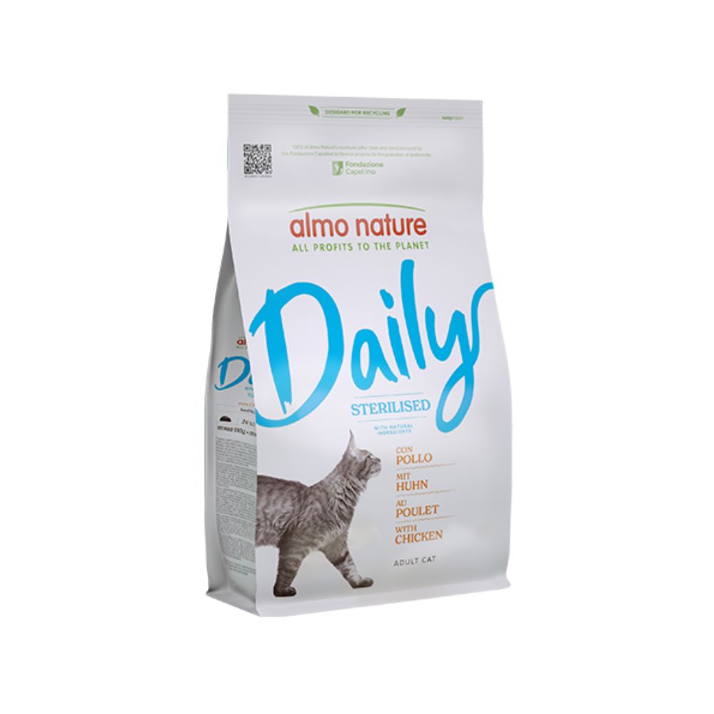 Almo Nature Daily Sterilised Pollo 1,2Kg Crocchette Gatti