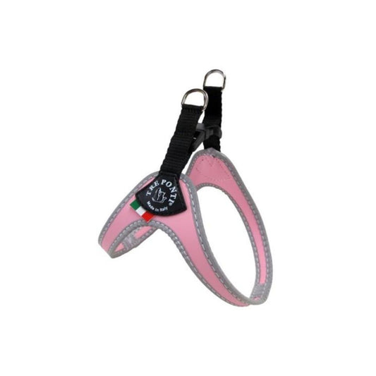 Tre Ponti Pettorina Easy Fit Bordo Rifrangente Rosa Mis. 2,5 Cani e Cuccioli