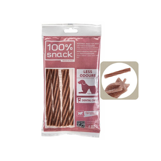 Ferplast Dental Snack 100% Vegetal FUSILLI Yucca Cani 6pz 105g