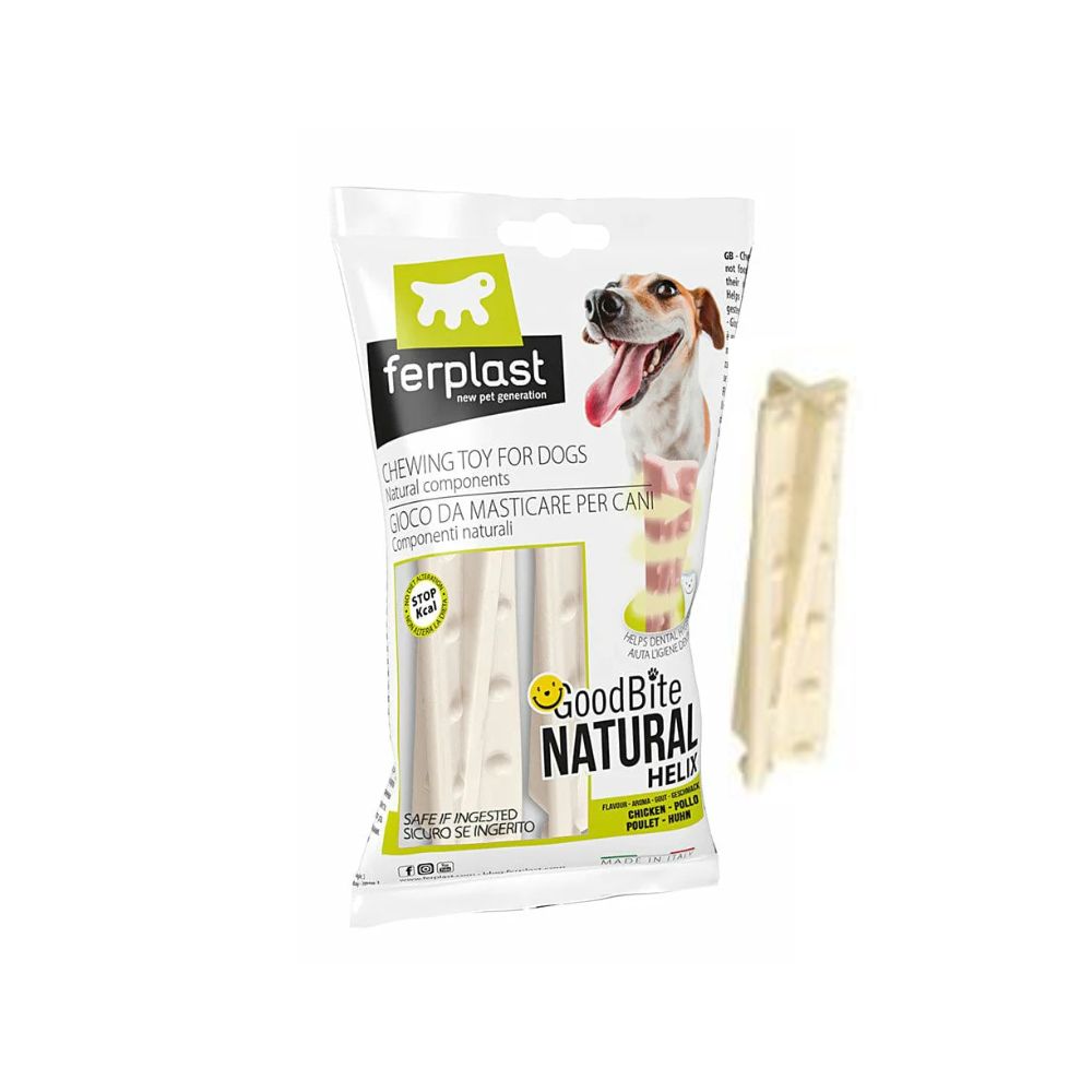 Ferplast GOODBITE NATURAL HELIX Pollo S Gioco per Cani 2pz 16g