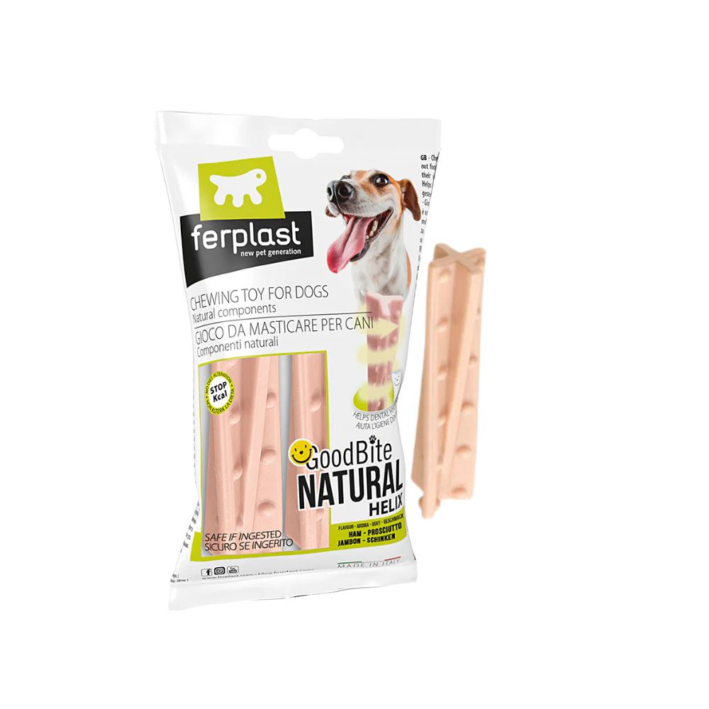 Ferplast GOODBITE NATURAL HELIX Prosciutto S Gioco per Cani 2pz 16g