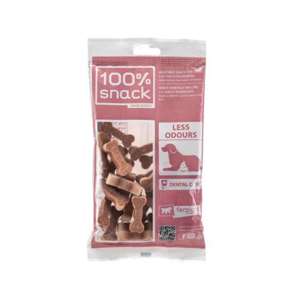 Ferplast Dental Snack 100% Vegetal COOKIE BONE Yucca Cani 150g