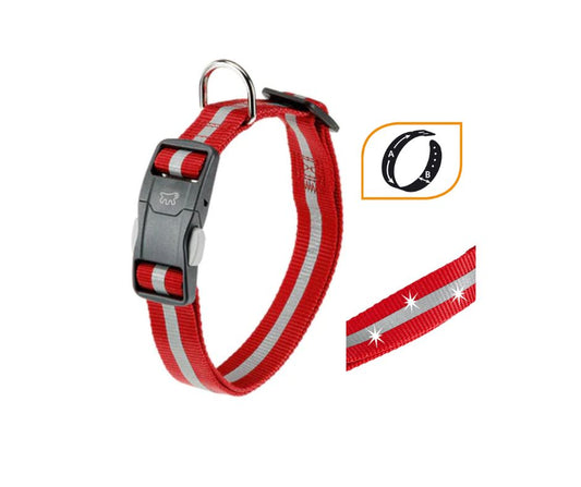 Ferplast Club Reflex Collare Rosso C25/70 per Cani - Animaliapet