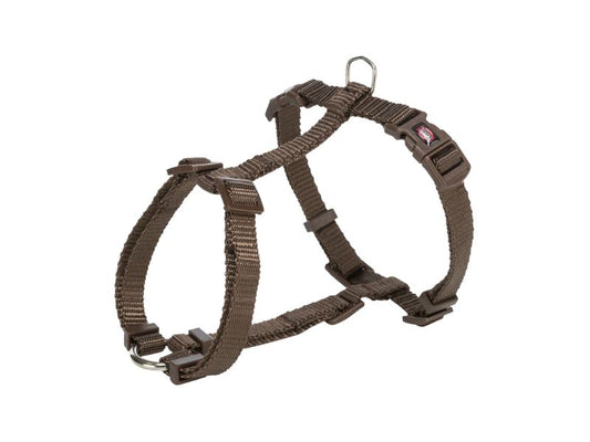 Trixie Premium Pettorina ad H Nocciola M-L 52-75cm/20mm - Animaliapet