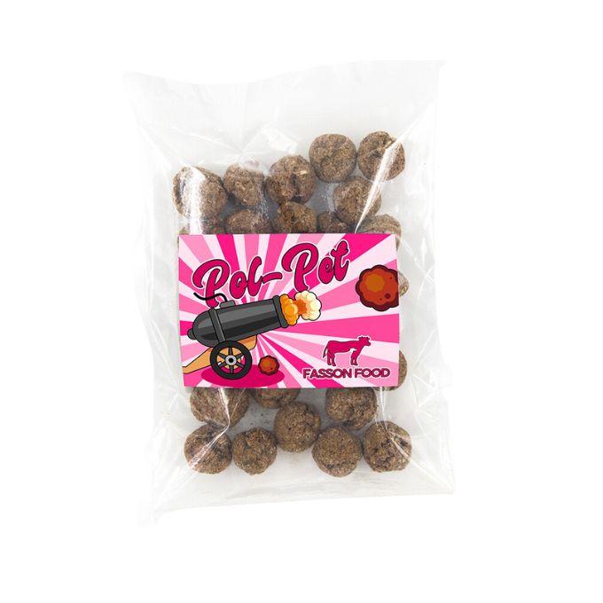 Fasson Food Pol-Pet Polpette di Pollo 50g Snack per Cani - Animaliapet